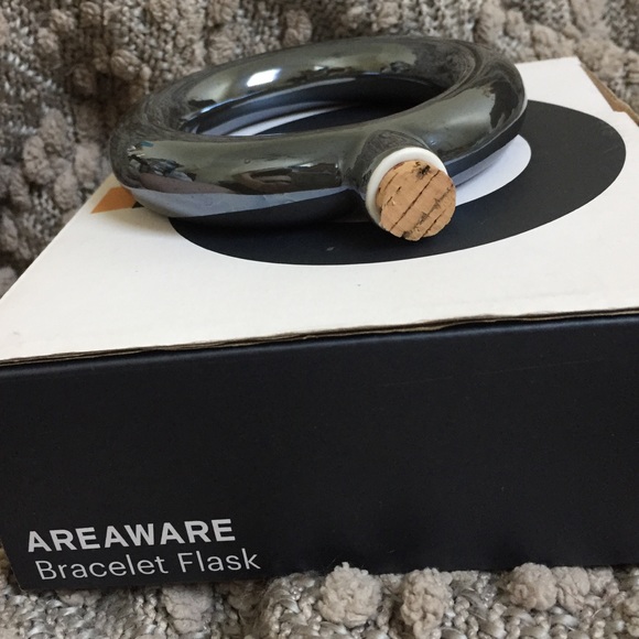 Areaware Wearable Bracelet Flask- Chrome - Picture 5 of 5